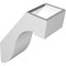 Ekena Millwork 5-in. W x 10-in. D x 14-in. H Del Monte Architectural Grade PVC Knee Brace BRCP05X10X14DEL - alternate 4